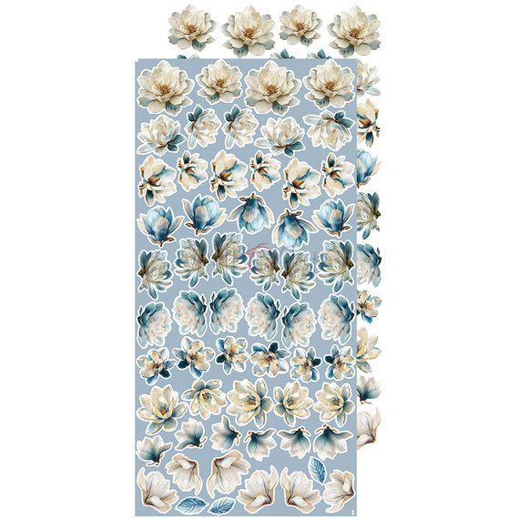 Zestaw dodatków do scrapbookingu - Craft o'clock - Melody of My Soul - Flowers & More