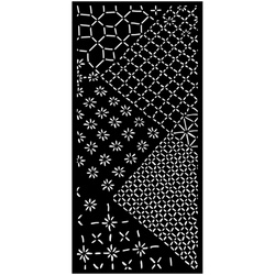 Szablon mix media 3D 12x25cm - Quiet Days Miks Plakietek - Stamperia