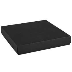 Pudełko pełne na kartkę kwadratowe czarne - Rzeczy z papieru