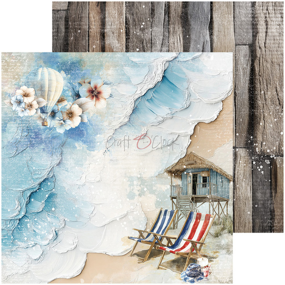 Zestaw papierów do scrapbookingu 15x15 - Craft o'clock - Emerald Tales