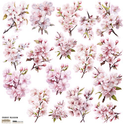 Naklejki - ScrapLove - Cherry Blossom kwiat jabłoni