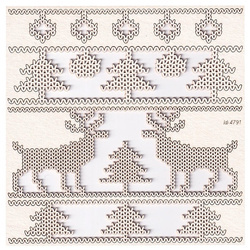 Tekturka bordery 03 - Nordic sweater - Scrapiniec