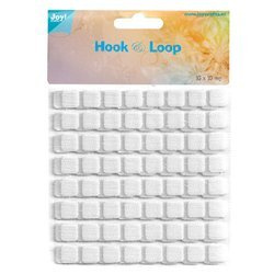 Rzepy samoprzylepne - Joy!Crafts - 10x10mm 64szt