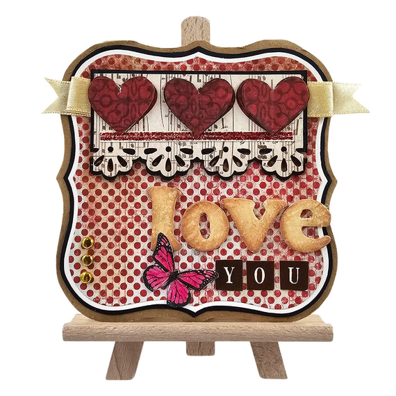 Mini sztaluga do kartek  15 cm