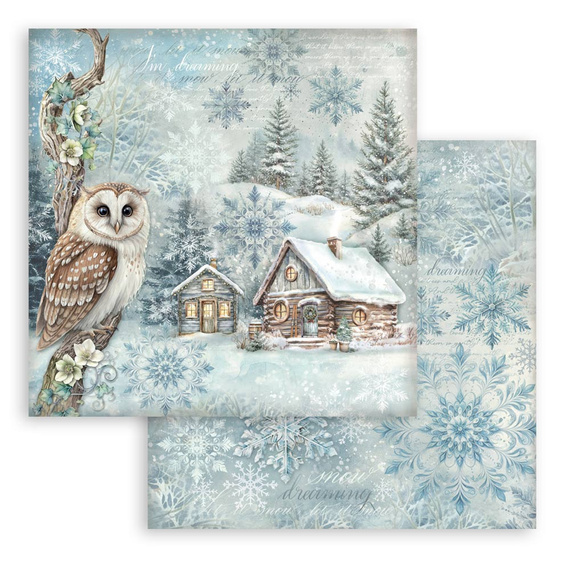Zestaw papierów do scrapbookingu 30x30 - The Owl's House - Stamperia
