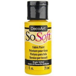 Farba do ubrań SoSoft - Bright Yellow 30ml żółty