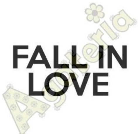 Stempel - Fall in love - Agateria