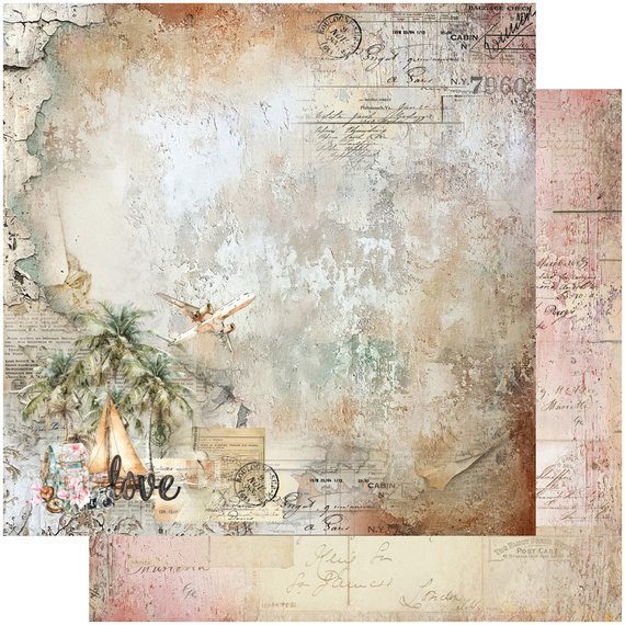 Zestaw papierów 15x15 - Alchemy of Art - Memories from the trip