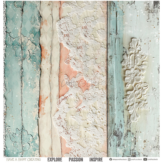 Zestaw papierów do scrapbookingu 30x30 - Craft o'clock - Sprites of Harmony