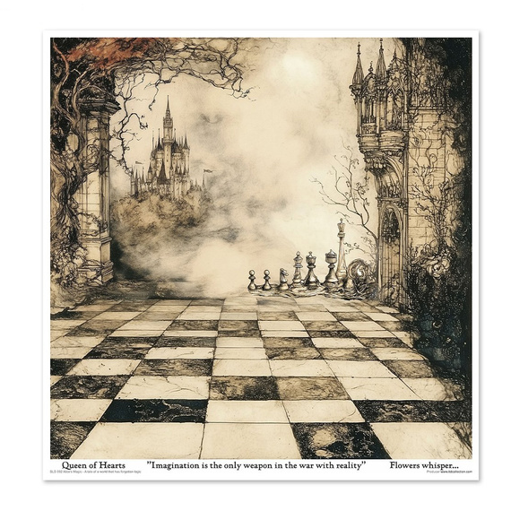 Zestaw papierów do scrapbookingu 30x30 - Alice's Magic 2 - Itd Collection