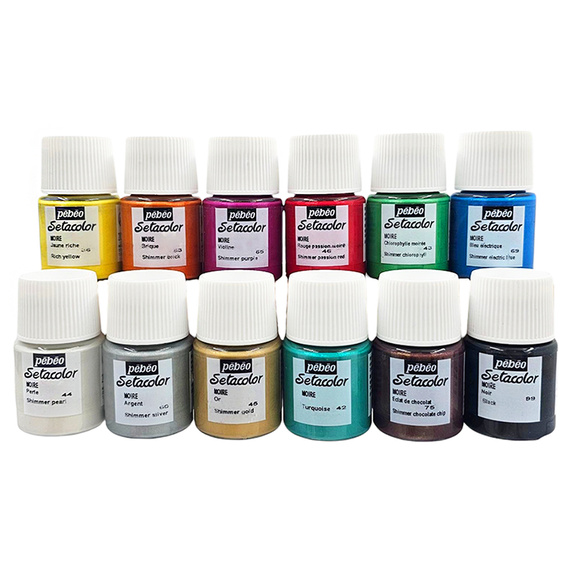 Farby do tkanin - Pebeo - Opaque 12 x 20ml