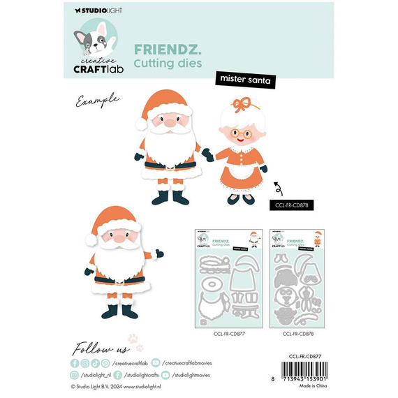 Wykrojnik - StudioLight - Mister Santa Friendz Święty Mikołaj