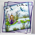Stempel - Marianne Design - Waterlilies border - lilie wodne