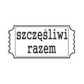 Stempel - Etykieta Szczęśliwi razem - Agateria