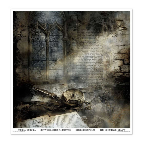 Zestaw papierów do scrapbookingu 30x30 - Light & Shadow 1 - Itd Collection