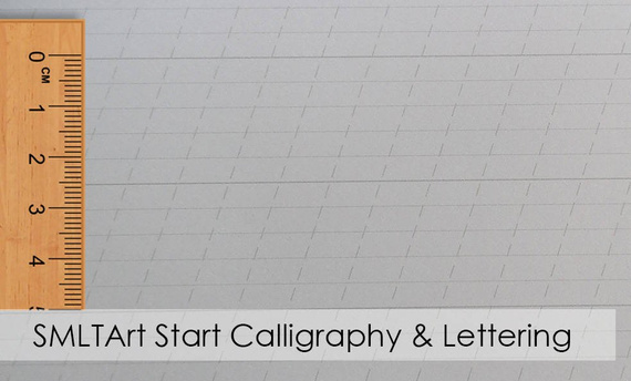 Blok do kaligrafii Start Pad Calligraphy & Lettering SM-LT 90 g - A4, 30 arkuszy