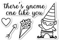 Wykrojnik + stempel - Memory Box - Gnome Like You - gnom / krasnoludek