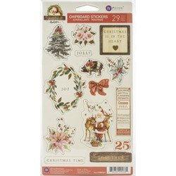Naklejki tekturowe, chipboard stickers - Prima - Christmas In The Country