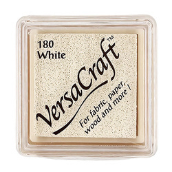 Tusz pigmentowy Tsukineko VersaCraft Small do tkanin, skóry, papieru - White biały