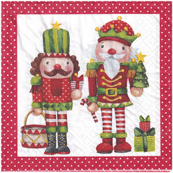 Serwetka 33x33cm -  Dziadek do orzechów