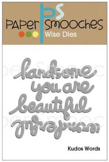 Wykrojnik - Paper Smooches - Kudos Words