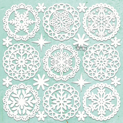 Tekturki Mintay Chippies - Dekor - Winter Doilies