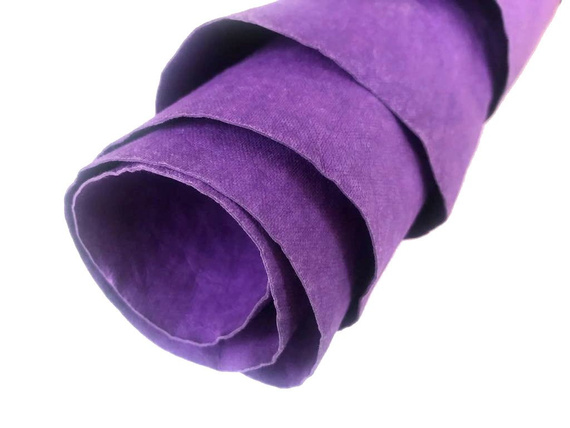 WASHPAPA papier do szycia - Aged Color fiolet - arkusz ok.48x48cm