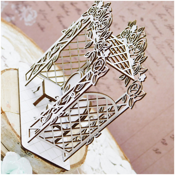 Tekturka pergola 3d z krzesłami - Kreatywna Pracownia