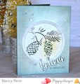 Wykrojnik - Poppystamps - Believe Loose Script