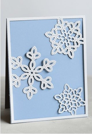 Wykrojnik - Birch Press Design - Shimmer Snowflake Frame