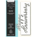 Wykrojnik - Memory Box - Grand Happy Anniversary Script 99205 rocznica napis