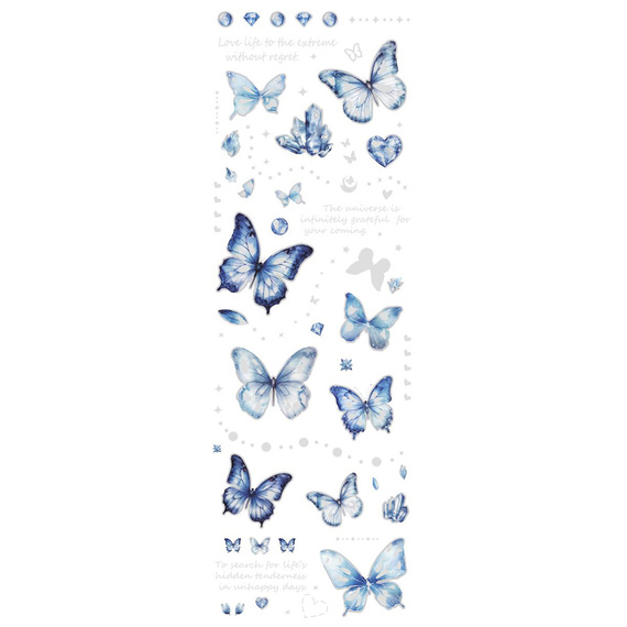 Naklejki foliowe - Niebieskie motylki