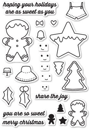 Wykrojnik + stempel - Memory Box - Frosted Christmas - lukrowane Boże Narodzenie