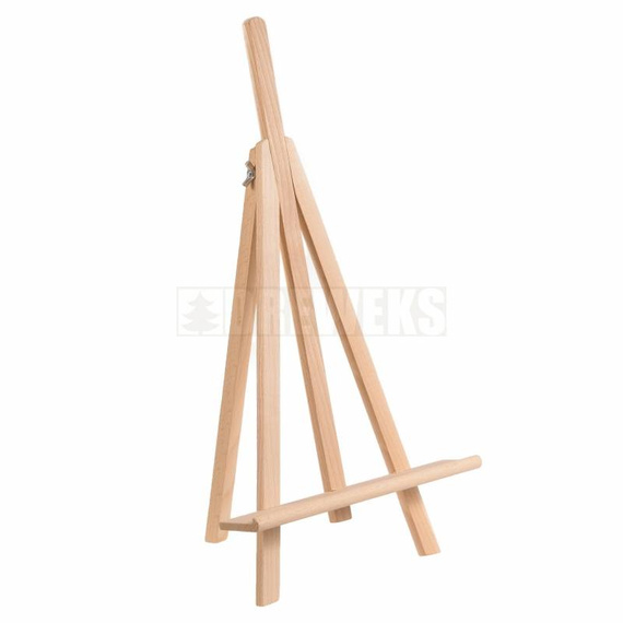 Zestaw malarski akrylowy - podstawowy ze sztalugą stołową