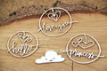 Tekturka - Clouded hearts - Princess - Scrapiniec
