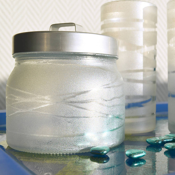 Satynowa farba efekt szronu Satine Matt Glas - Viva Decor - 82ml biała