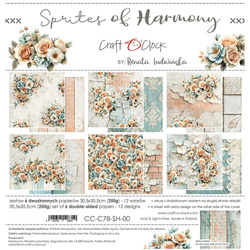 Zestaw papierów do scrapbookingu 30x30 - Craft o'clock - Sprites of Harmony