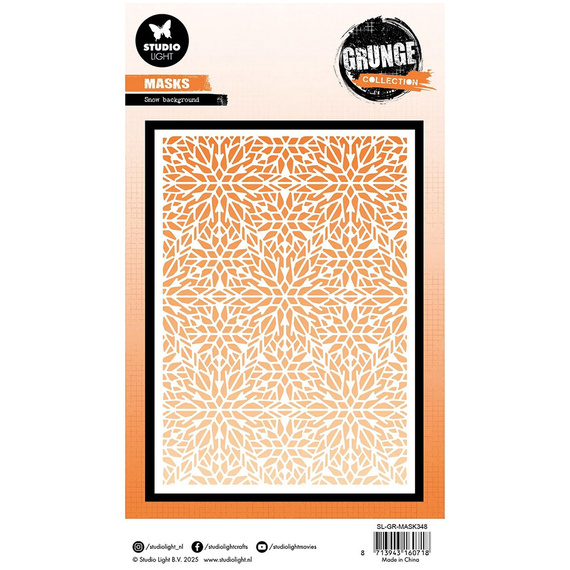 Maska mix media - StudioLight - Snow background