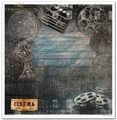 Zestaw papierów do scrapbookingu 30x30 - Magic of Cinema stare kino