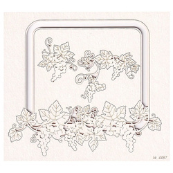 Tekturka - Grapevine - rectangle frame 01 - prostokątna ramka 01 SC