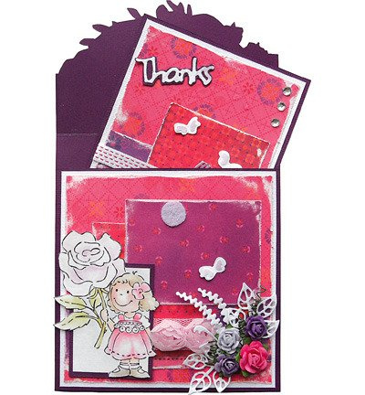 Wykrojnik - Marianne Design - Just for You LR0224 - napisy Just for You Thanks