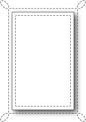 Wykrojnik - Memory Box - Stitched Frame - prostokąt / okienko z perforacją