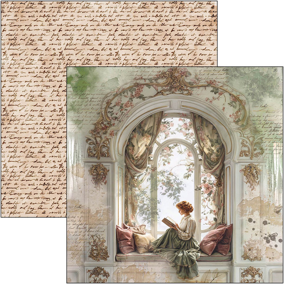 Zestaw papierów 30x30cm - Patterns Pad - Ciao Bella - Book Lovers