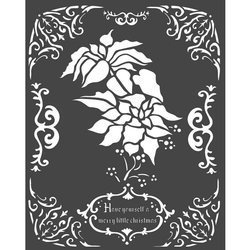 Szablon 3D 20x25cm - Stamperia - Winter Tales Gwiazda Betlejemska