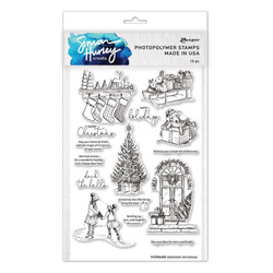 Stempel przezroczysty - Ranger - Sketched Christmas