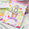 Stempel Sizzix - Bunny Bits & Blooms