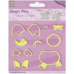 Wykrojnik - Nellie's Choice - SDL031 słoniki