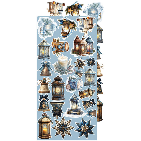 Zestaw dodatków do scrapbookingu - Craft o'clock - Jolly Season - Winter