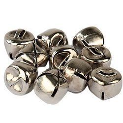 Dzwoneczki srebrne 10mm 12szt