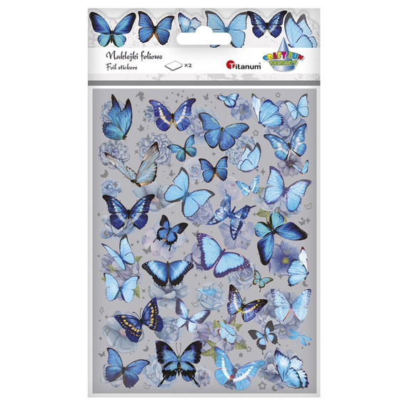 Naklejki foliowe - Niebieskie motylki